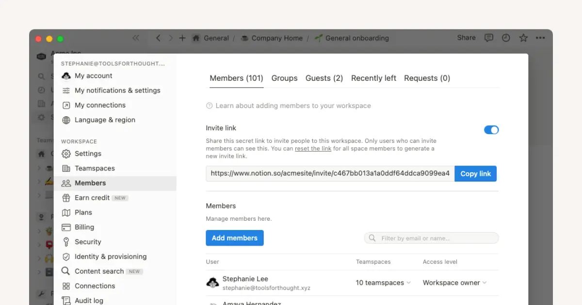 The ultimate quickstart guide to Notion for Enterprise