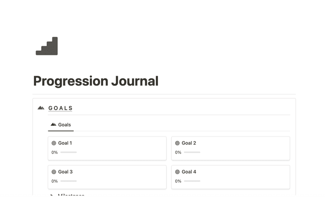 The Progression Journal